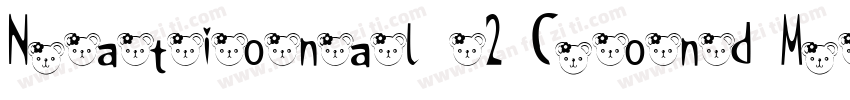 National 2 Cond Md T字体转换